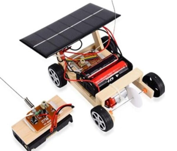 STEM Solar Car Toy with Remote Control - DIY