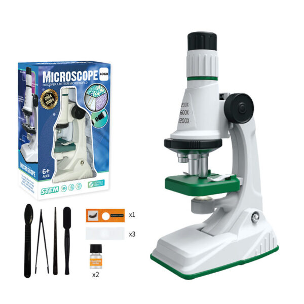 Kids Microscope Kit 200x 600x 1200x